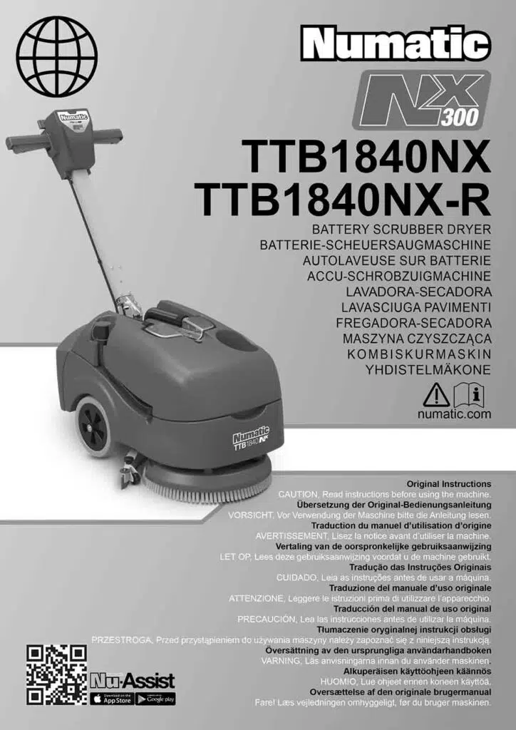 notice utilisation TTB 1840NX R 1