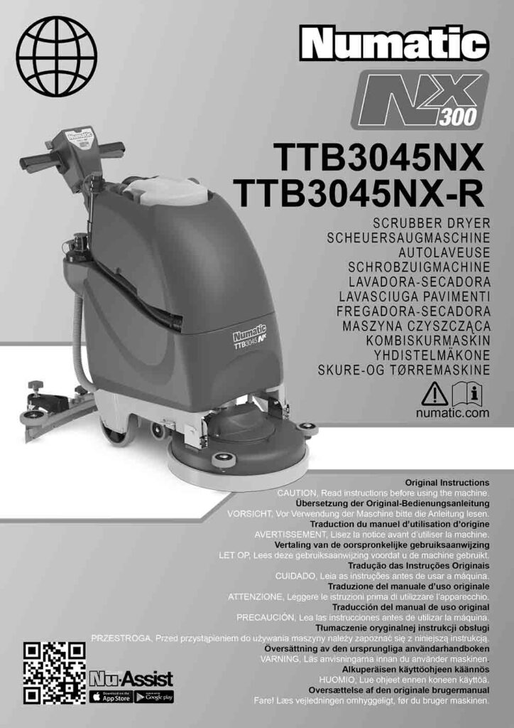 notice utilisation TTB3045NX R 1