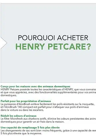 why buy hpc160 henry petcare numatic